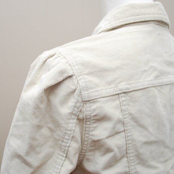 Gap Women's Corduroy Jacket in Oyster Grey MEDIUM BNWT - Picture 9 of 10
